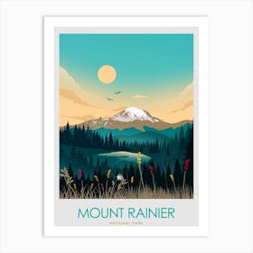 Mount Rainier  Art Print