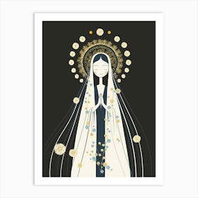 Virgin Mary 3 Art Print