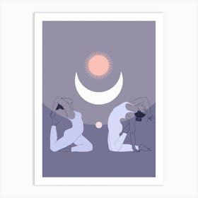 Moon Power Art Print