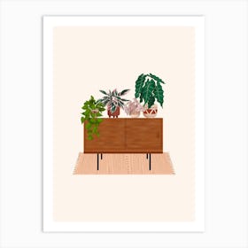 Small Plant Cabinet Art Print