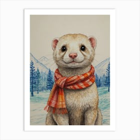 Ferret 9 Art Print