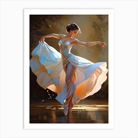 Ballerina 7 Art Print