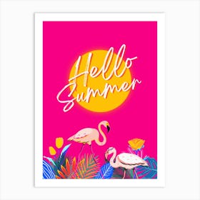 Hello Summer Art Print