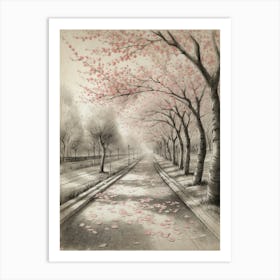 Cherry Blossoms 10 Art Print