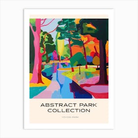 Abstract Park Collection Poster Yoyogi Park Tokyo 4 Art Print