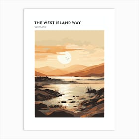 The West Island Way Scotland 2 Hiking Trail Landscape Poster Art Print