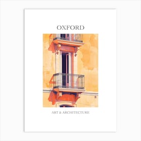 Oxford Travel And Architecture Poster 4 Art Print