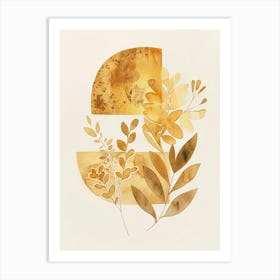 Watercolor Letter S Art Print