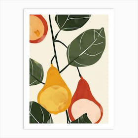 Figs Close Up Illustration 3 Art Print