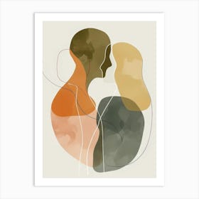 I Love You Style Abstract Art Print