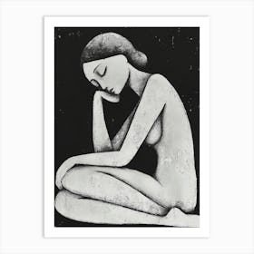 Nude Woman 10 Art Print