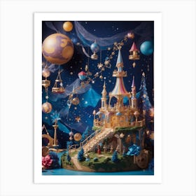 Cinderella'S Castle Art Print