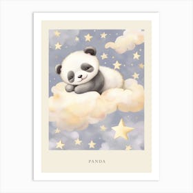 Sleeping Baby Panda 2 Nursery Poster Art Print