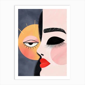 Face Painting 9 Art Print