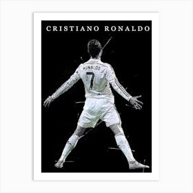 Cristiano Ronaldo Real Madrid 5 Art Print