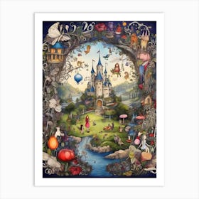 Cinderella'S Castle 1 Art Print