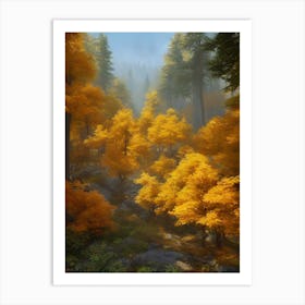 Autumn Forest 67 Art Print