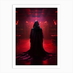 Horror Robe Figure v4 Art Print