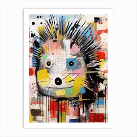 Hedgehog's Graffiti Gallery: Basquiat's style Art Print