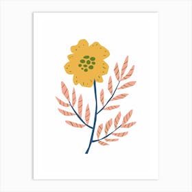 Yellow Flower 2 Art Print