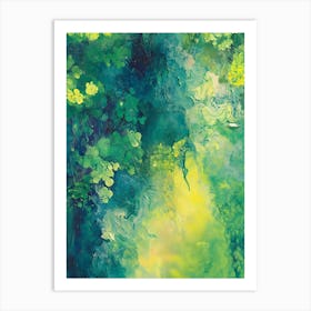 Green Forest Art Print