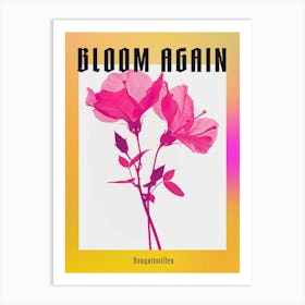 Hot Pink Bougainvillea 1 Poster Art Print