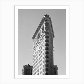 Flatiron Building New York Black And White Art Print