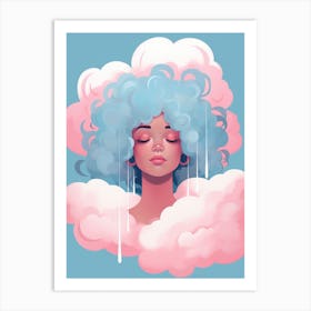 Dreaming Girl Art Print