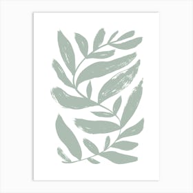 Leaf Print Art Print