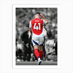 Declan Rice Of Arsenal Art Print