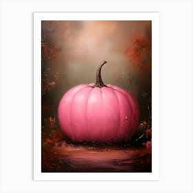 Pink Pumpkin 6 Art Print