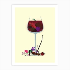 Barolo Wine Art Print