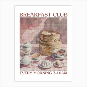 Breakfast Club Dim Sum 3 Art Print