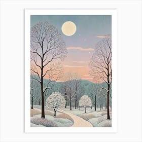 A Frosty Lullaby Art Print