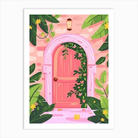 Pink Door 6 Art Print