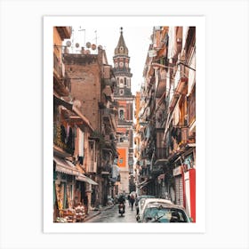Napoli Street Scene Art Print
