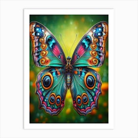 Colorful Butterfly 7 Art Print