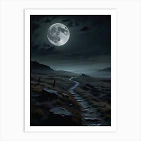 Full Moon In The Sky 1 Art Print