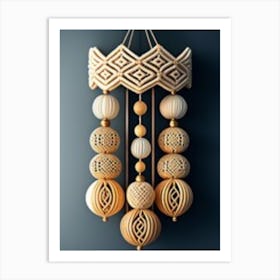 Chinese Wind Chime Art Print