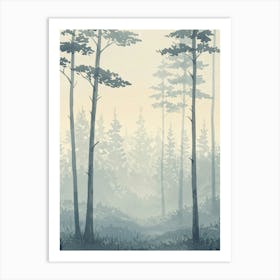 Foggy Forest 3 Poster