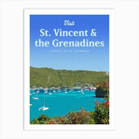 St Vincent And The Grenadines Art Print