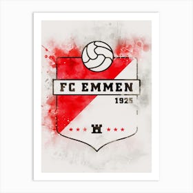 Fc Emmen Painting Art Print