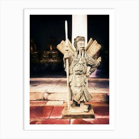 Guardian Of Wat Pho Temple Bangkok Art Print