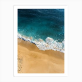 Aerial View Of A Beach 55 Art Print