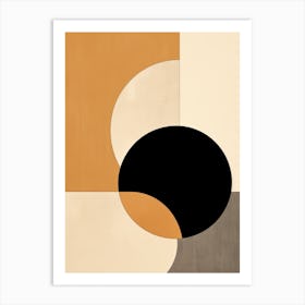 Geometric Bauhaus Melody: Abstract Symphony Art Print