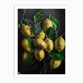 Lemons Art Print