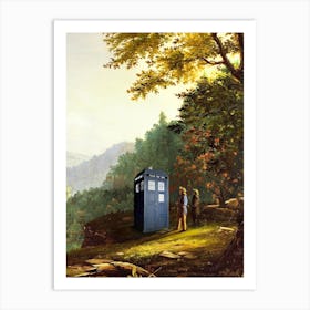 Vintage Tardis Art Print