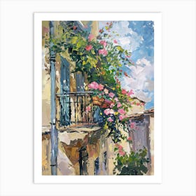 Balcony Painting In Varna 3 Art Print