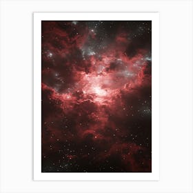 Red Nebula 1 Art Print