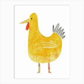 Yellow Turkey 3 Art Print